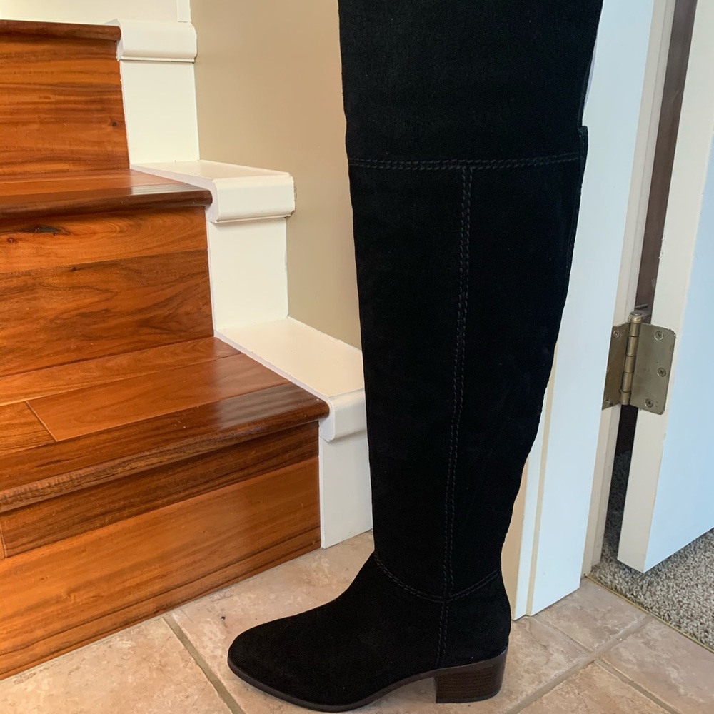 Coach Lucia suede over the knee boots